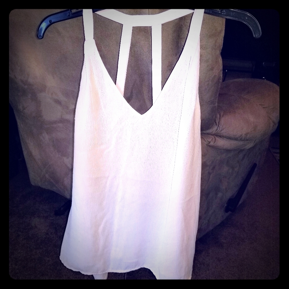 Forever 21 pink flowy top